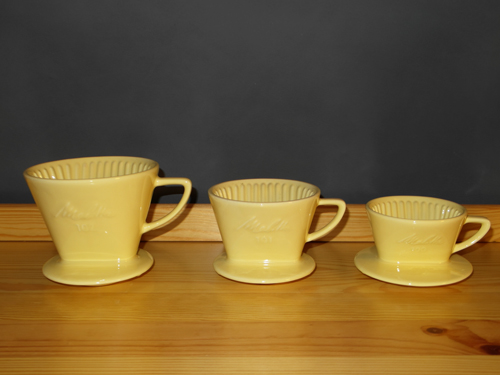 die gelben Kaffeefilter aus den 60er Jahren